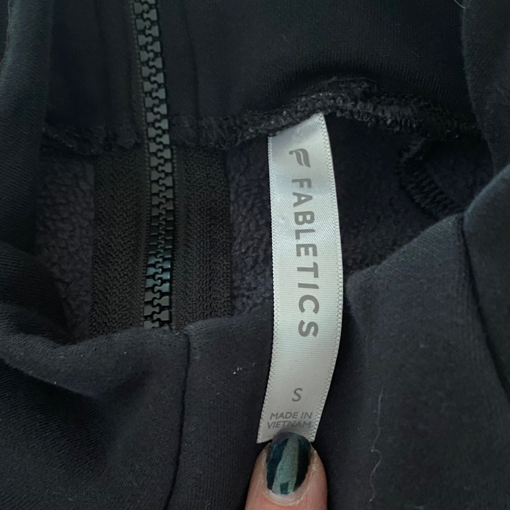 Fabletics Black Zip-Up Jacket - Picture 2 of 3